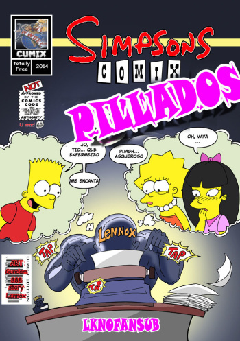 Simpsons Comix Busted  LKNOFansub cover