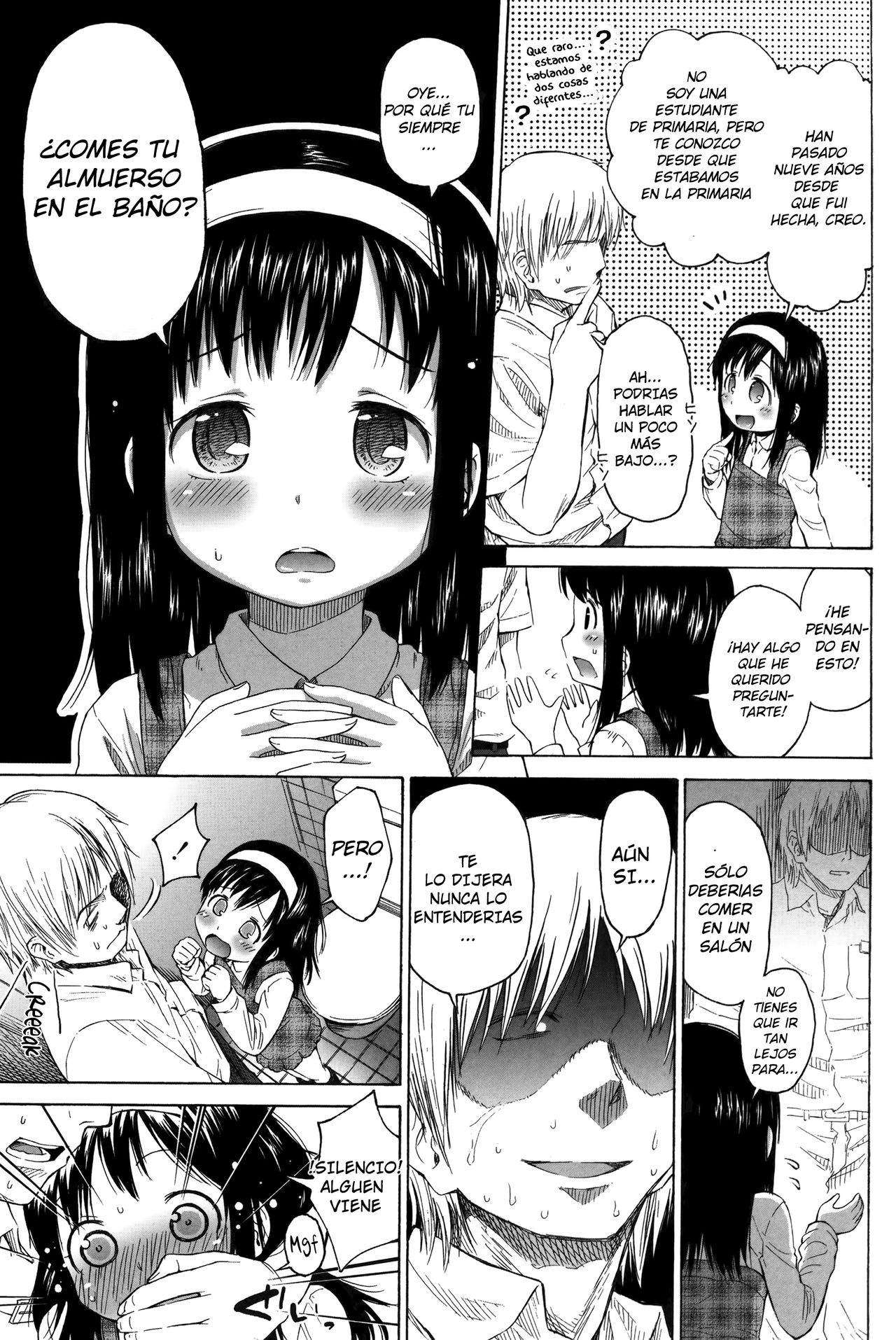 Ganbare Benjomeshi-kun | ¡Tu puedes! Chico que come en el baño page 3 full