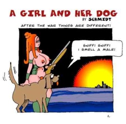 A Girl and Her Dog