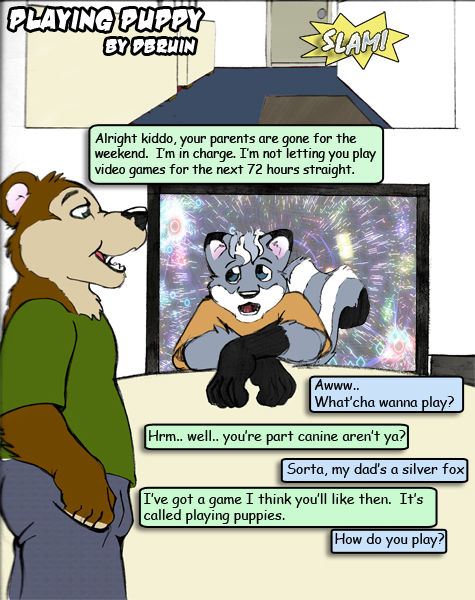 Playing Puppy page 1 full