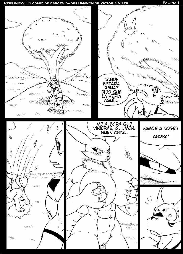 Reprimido: Un Comic De Obscenidades Digimon page 1 full