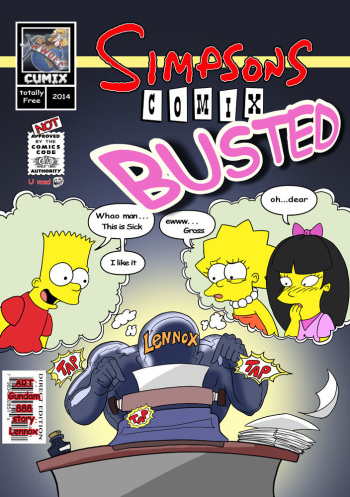Simpsons Comix Busted cover