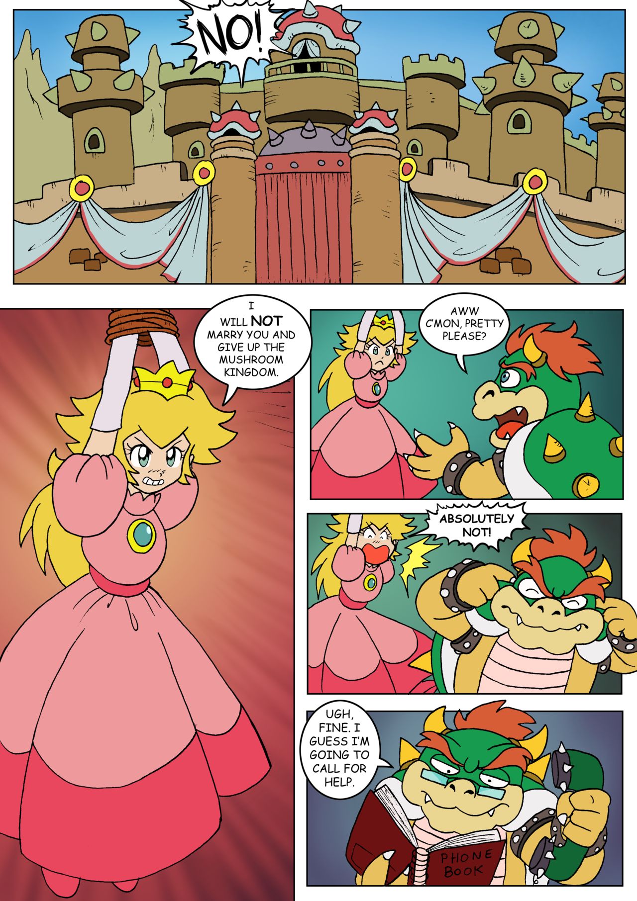 Peach's Tail of Escape page 2 full