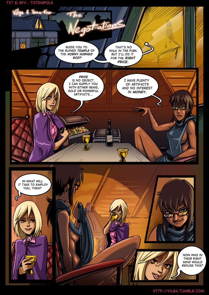 The Cummoner:  The Negotiations page 1 full