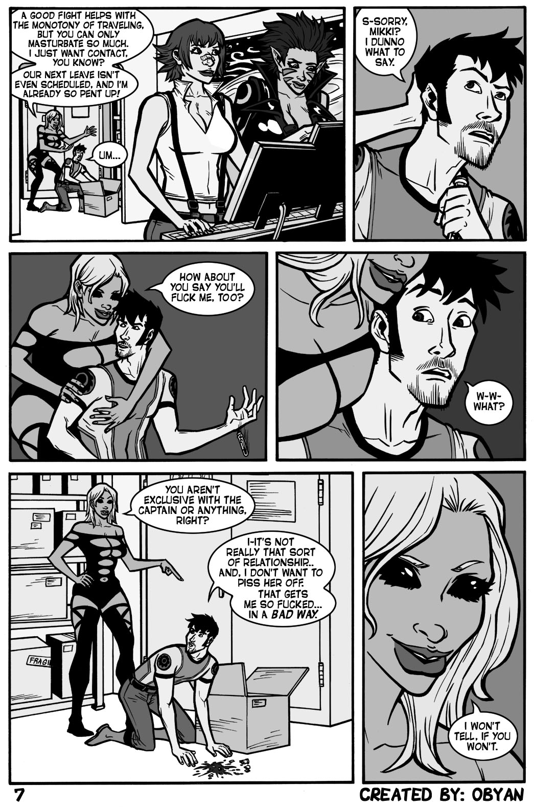 Black Comet Pirates: Up in Smoke page 7 full