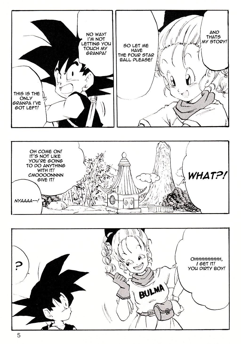 Dragon Ball EB 1 - Episode of Bulma page 5 full