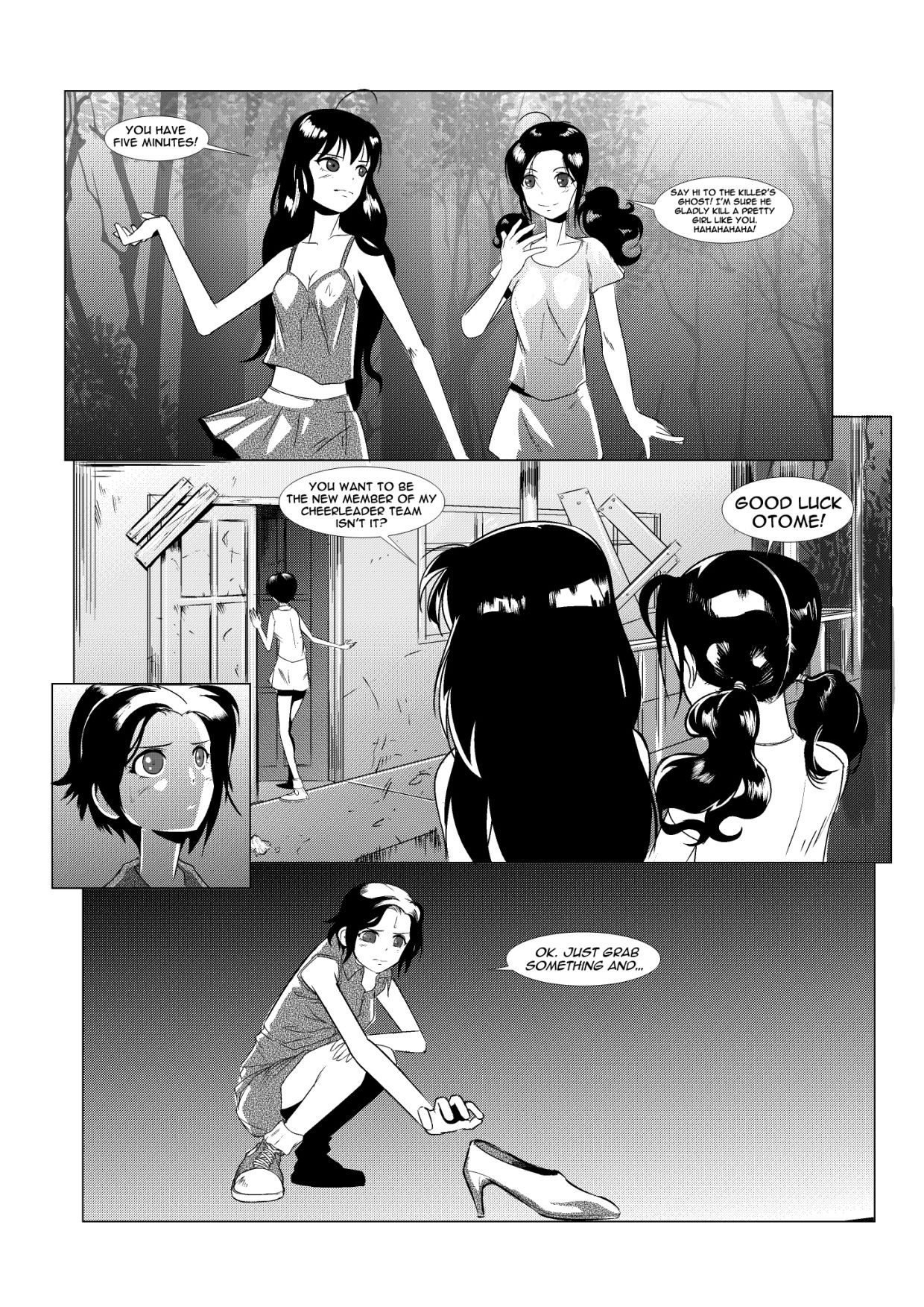 Tales of the Old Mansion - The Courage Trial - First Version page 4 full