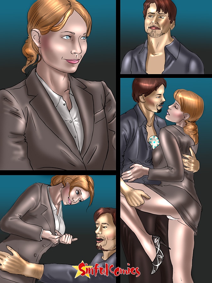 sinful comics - Gwyneth Paltrow - Iron Man page 2 full