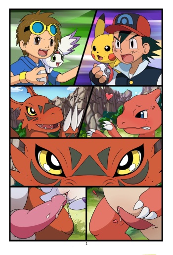 Digimon vs. Pokemon cover