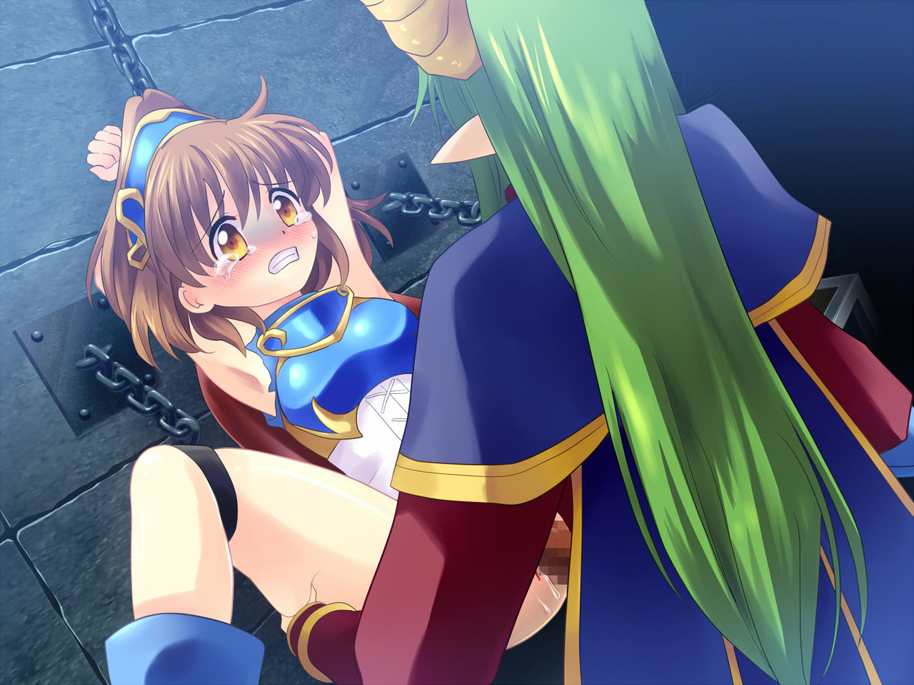 Madou Shoujo ga Hiwai na Stage de Shibararete Kyousei Zecchou! Circus Ryona ADV "Akairo Clown" page 9 full