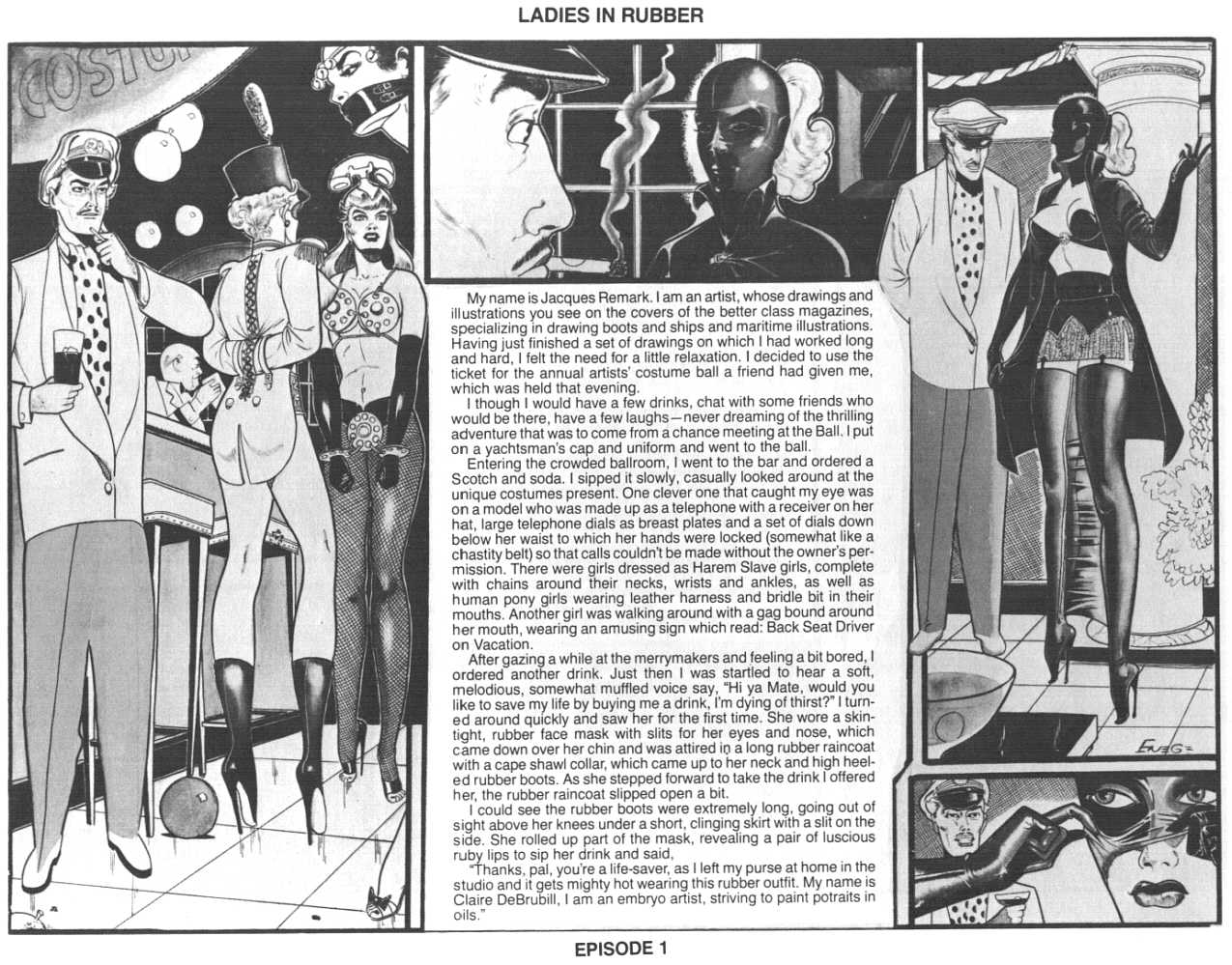 Ladies In Rubber page 1 full