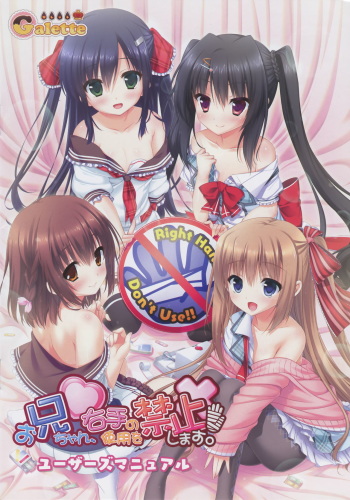 Oniichan migite no shiyou wo kinshi shimasu! cover