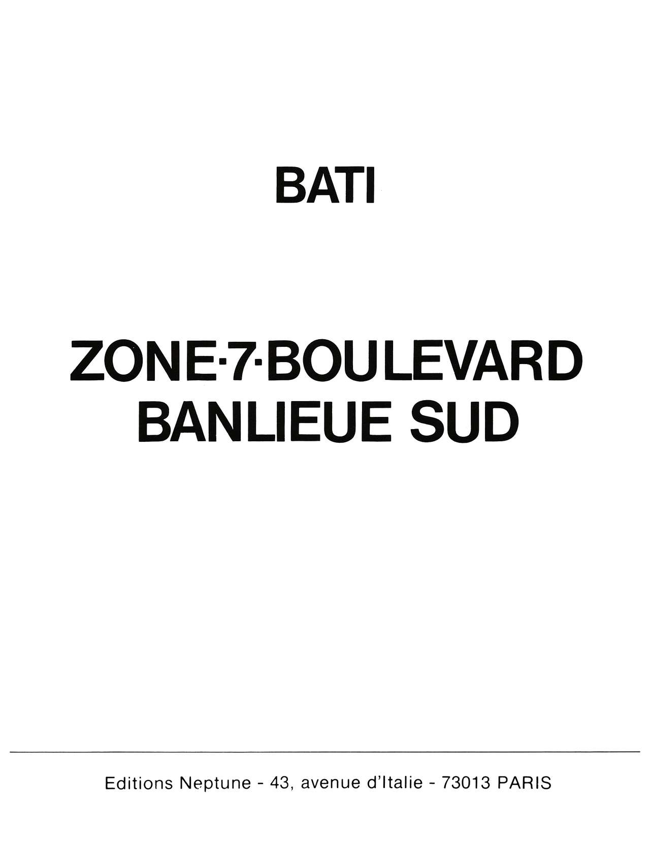Zone 7-Boulevard Banlieue Sud page 3 full