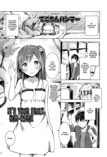 Onii-chan no Sei Dakara ne!! | It's Your Fault, Onii-chan! cover