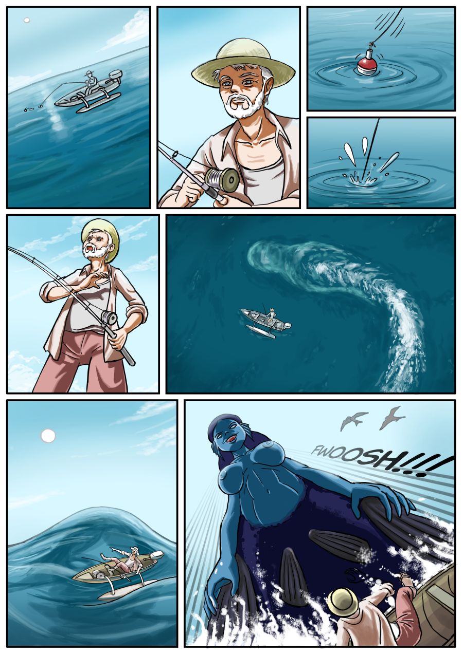 The old Man and the Mermaid page 1 full