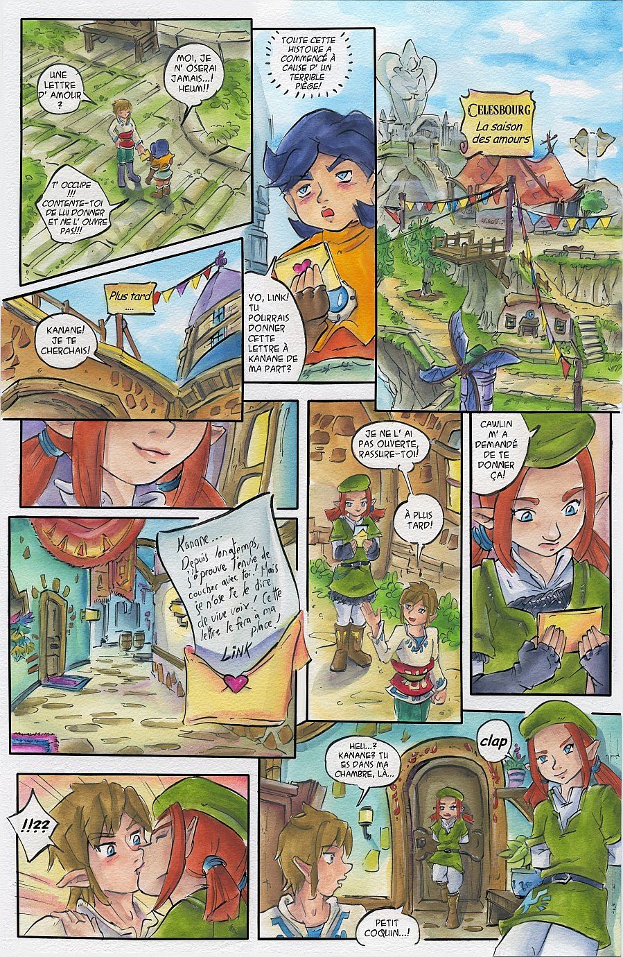 Assorted comic pages page 1 full