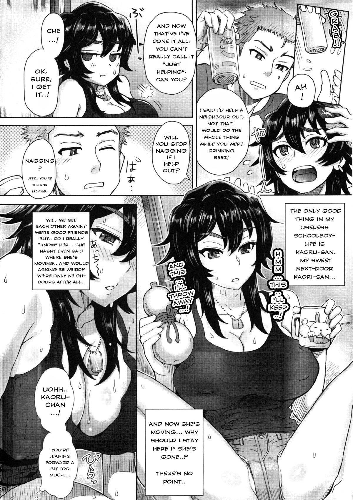 Tonari no Onee-san no Hikkoshi Jijou | The Day the Young Girl Next Door Moved page 2 full