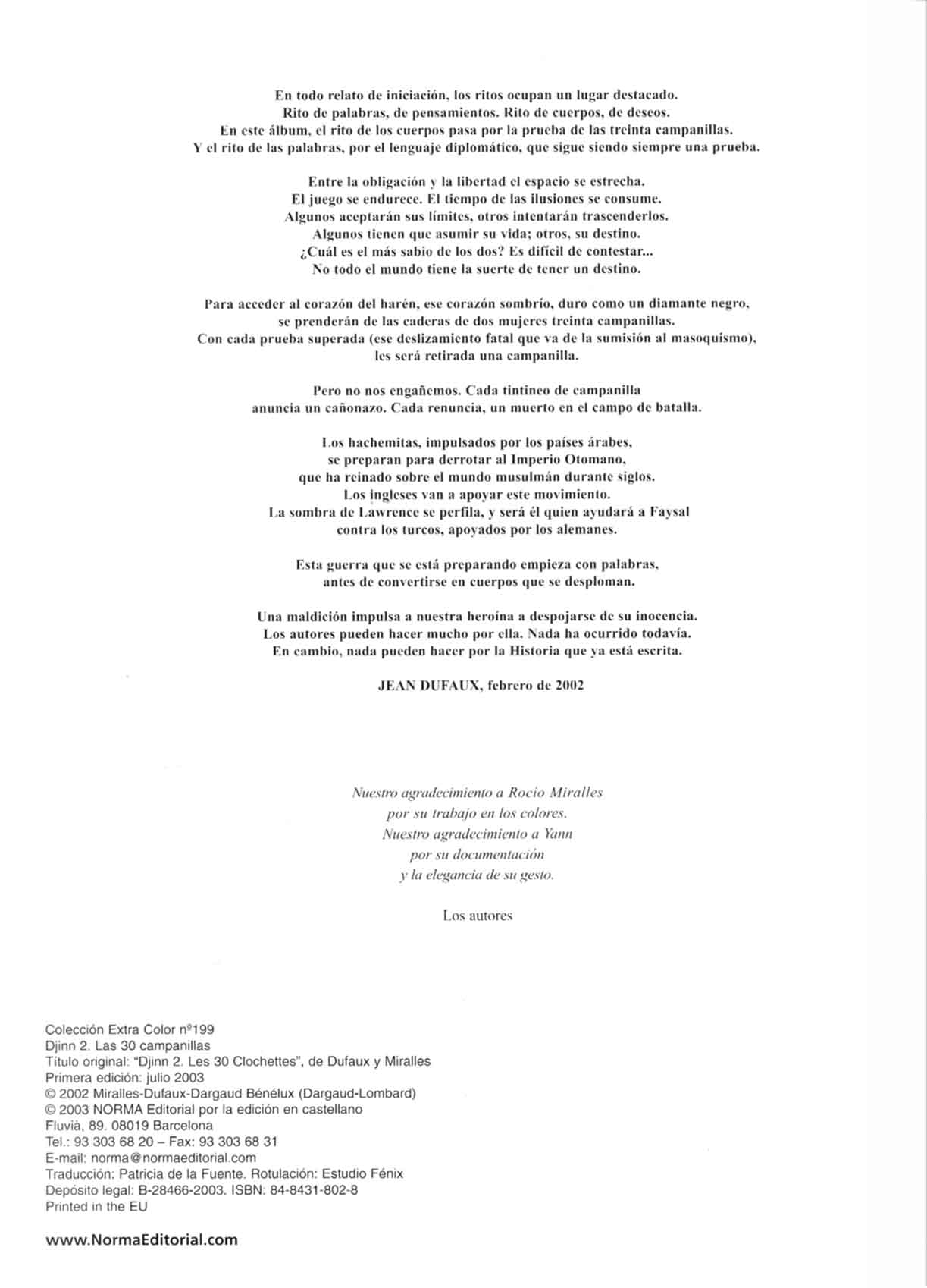 Djinn - Volume #2: The 30 Bells | Las 30 Campanillas page 3 full
