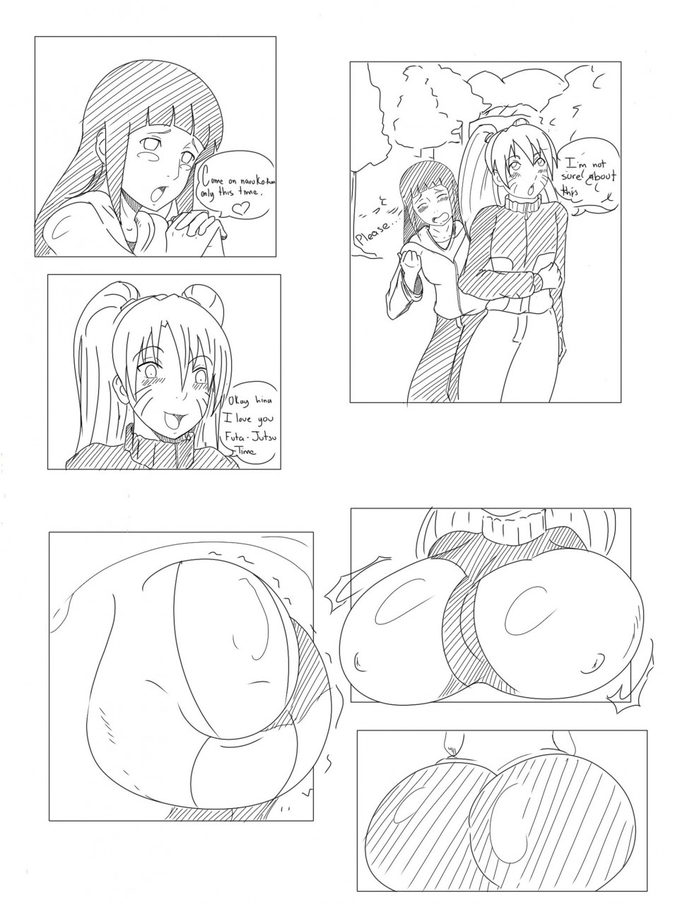 Nakuko and Hinata page 1 full