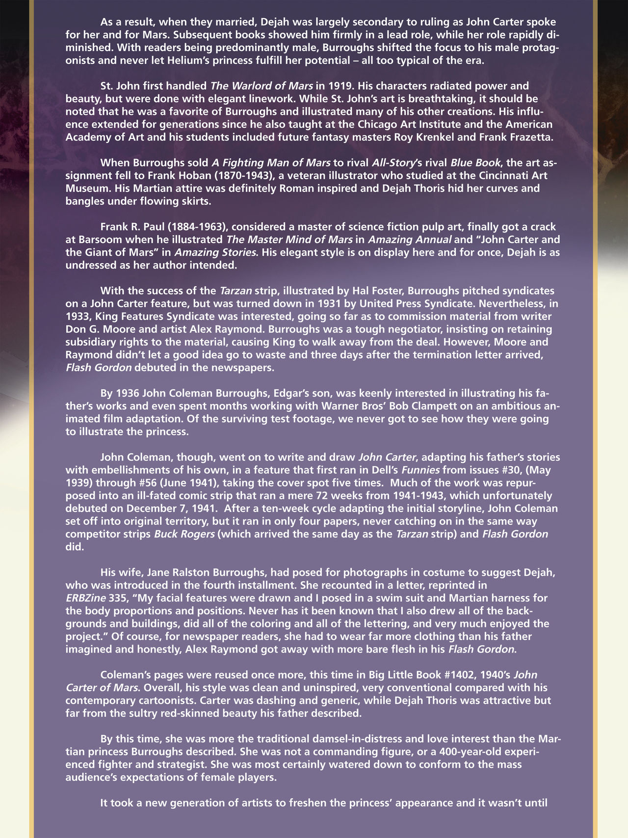 The Art of Dejah Thoris and the Worlds of Mars page 9 full