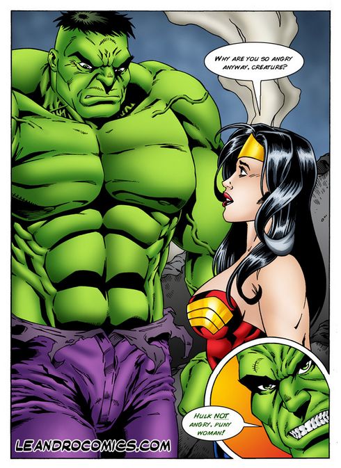 Wonder Woman versus the Incredibly Horny Hulk! page 6 full