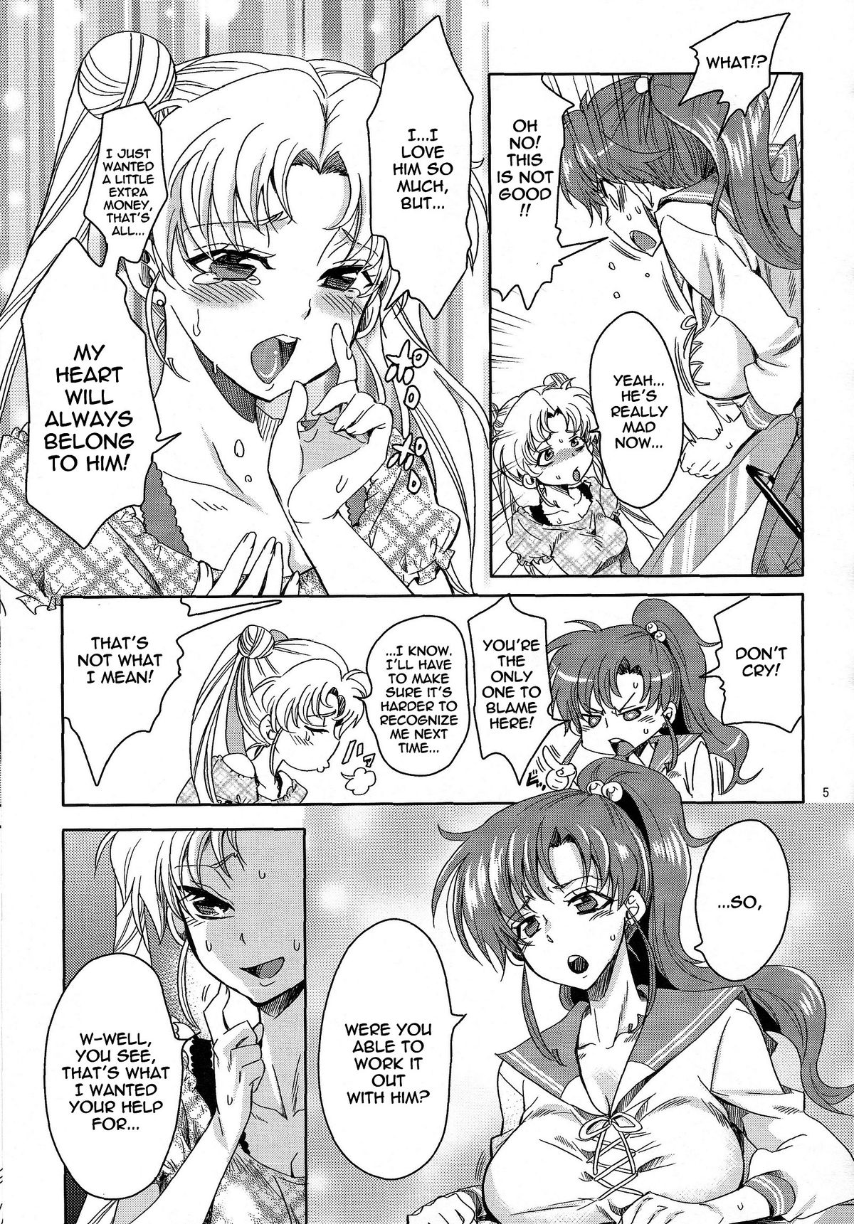 Bishoujo Senshi ni Oshioki! ~Gyaku NTR Hen~ | Punish the Pretty Sailor Soldiers ~Reverse NTR~ page 4 full