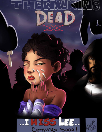 The walking dead, The game cover