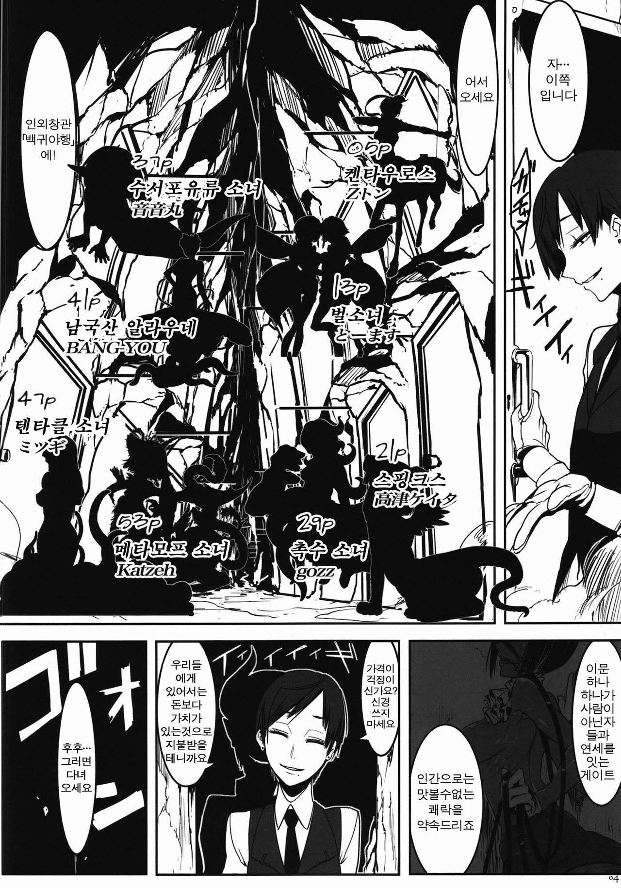 Hyakki Yakou Lv.1 Jingai Shoukan page 4 full