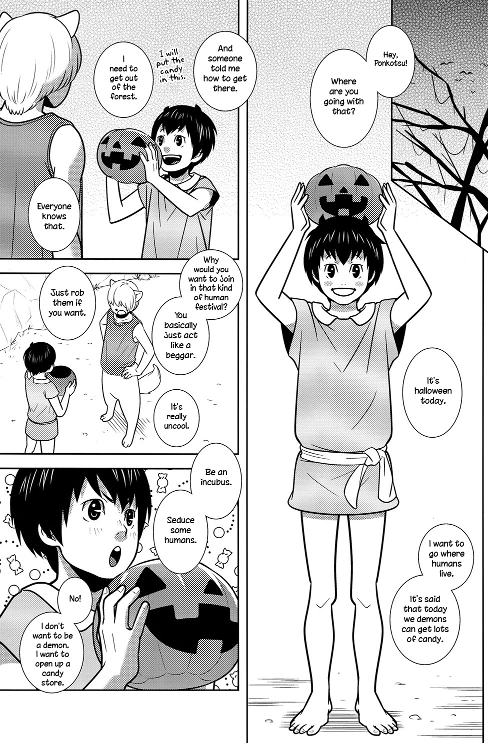 Ponkotsu Akuma to Mahoutsukai no Mori page 2 full