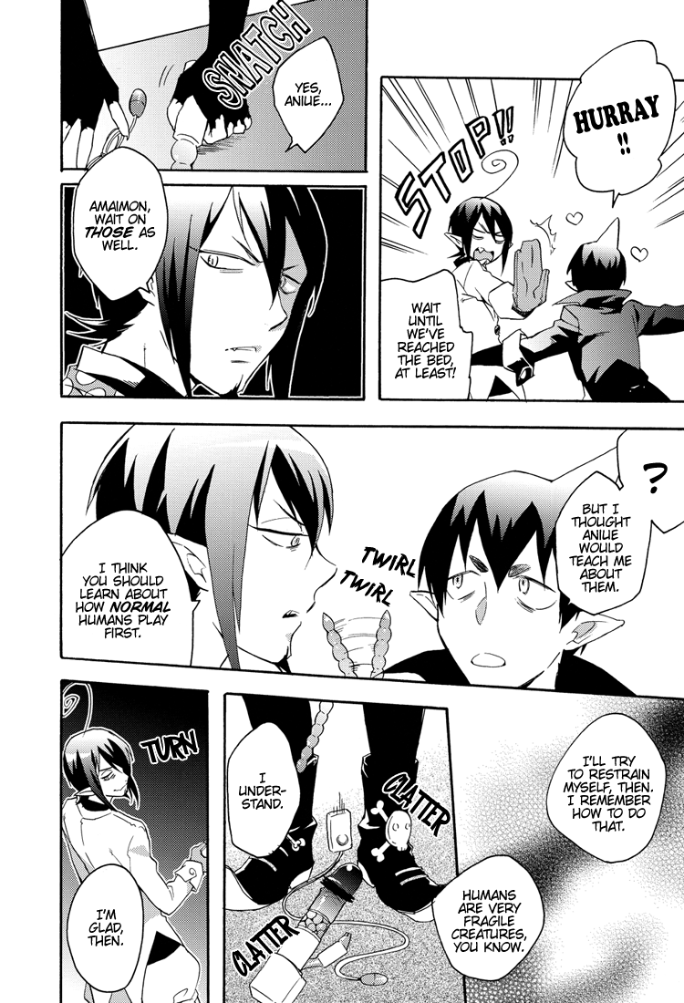 Who does DEVIL escort? page 6 full
