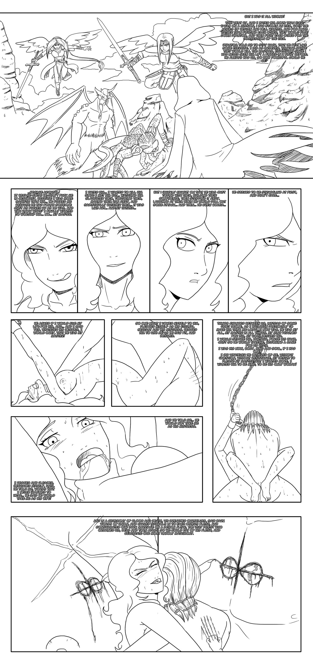 Phantom and Shikira - joined by blood and death page 3 full