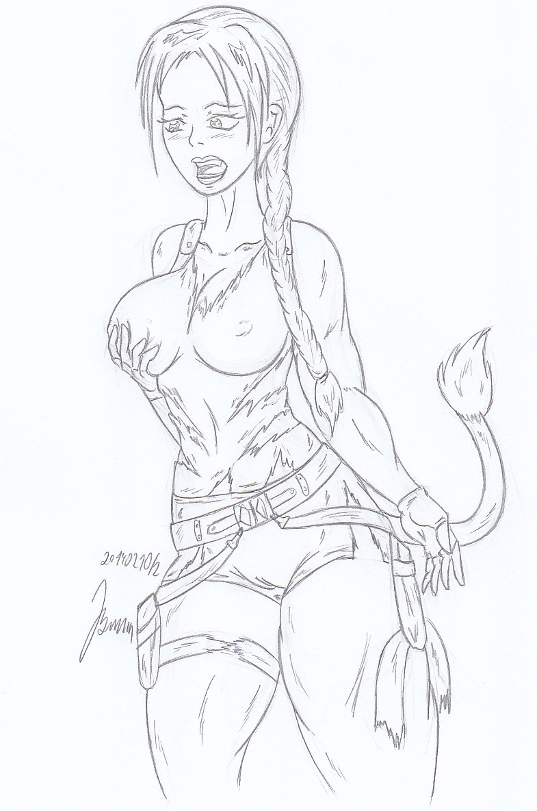 My miny  Tauren &amp; Lara _ Sketches work page 3 full