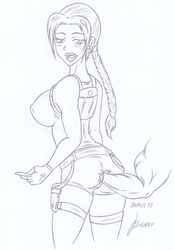My miny  Tauren &amp; Lara _ Sketches work cover