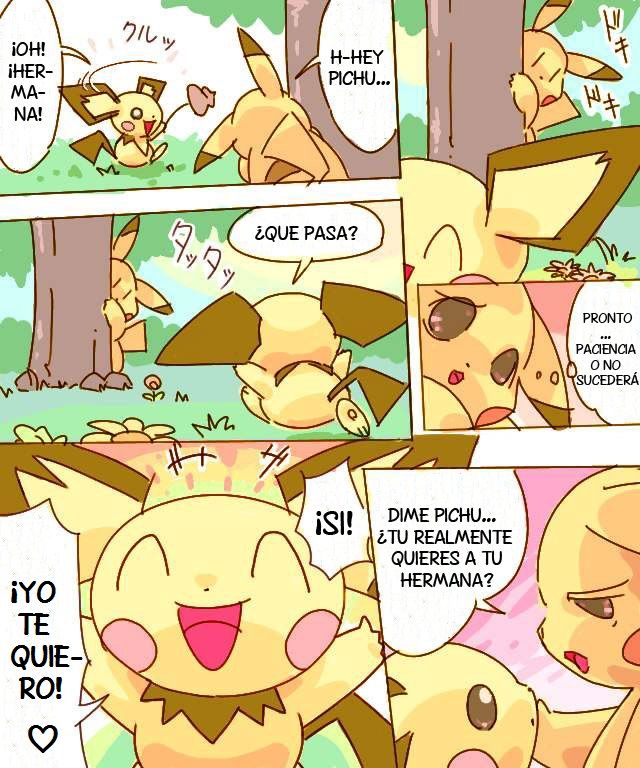 Pikachu Kiss Pichu page 1 full