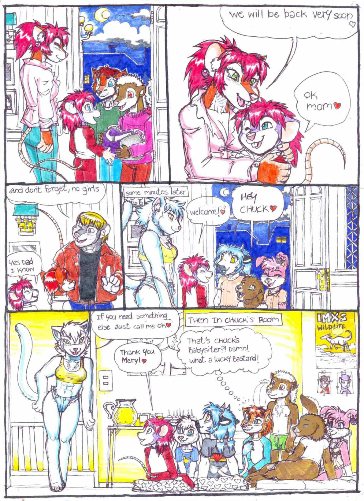 DUG 3 Chuck's Pyjama Party page 2 full