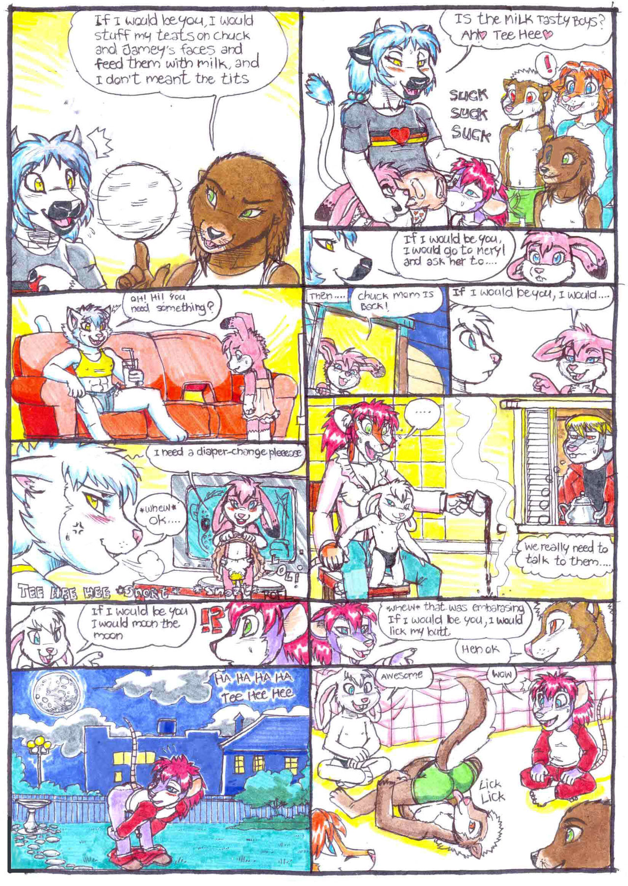 DUG 3 Chuck's Pyjama Party page 4 full