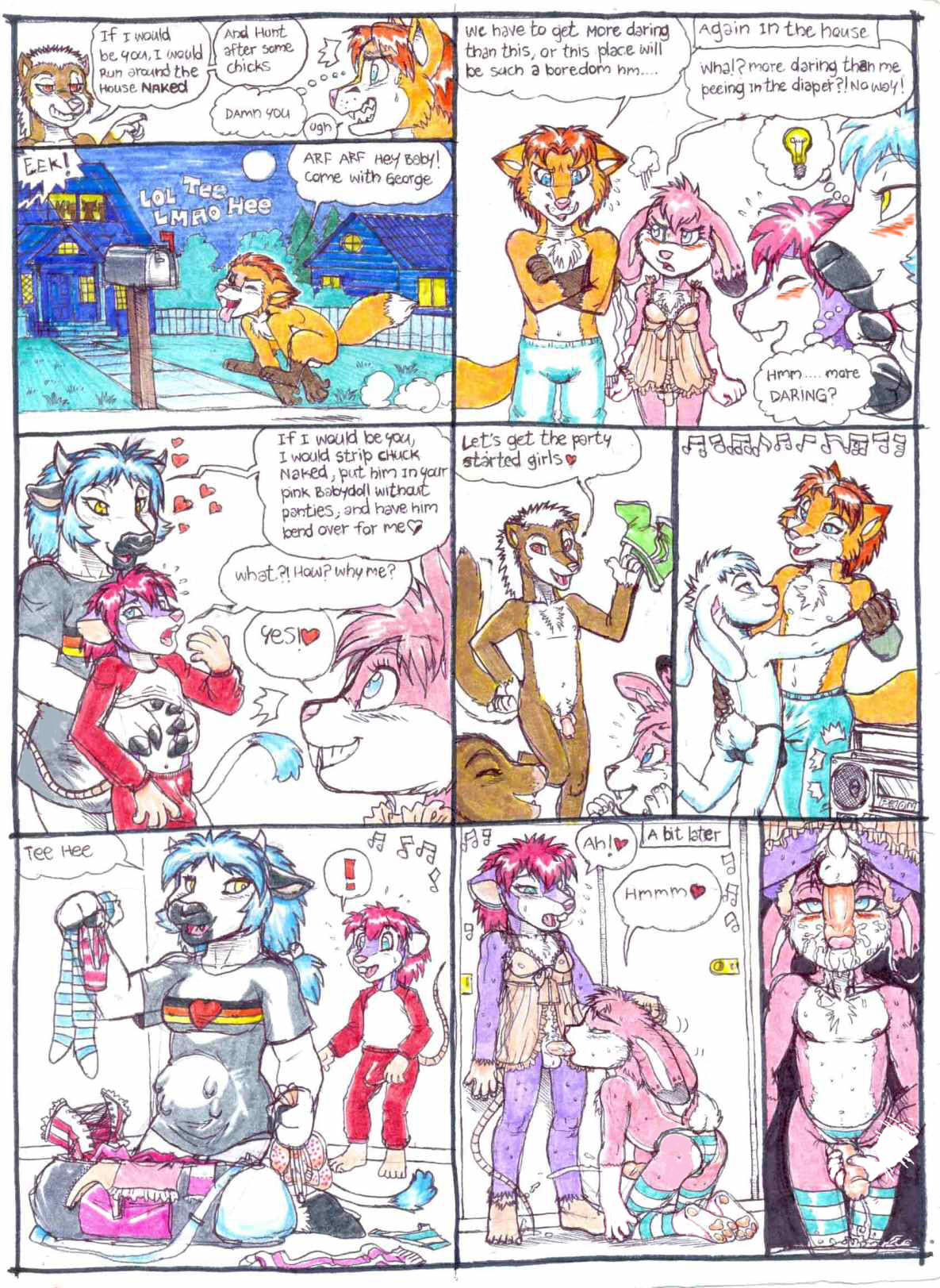 DUG 3 Chuck's Pyjama Party page 5 full