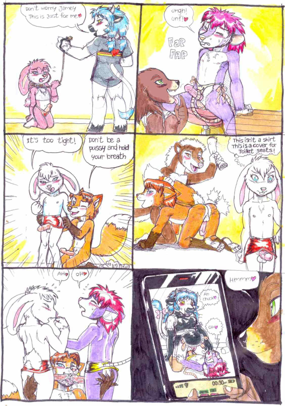 DUG 3 Chuck's Pyjama Party page 7 full