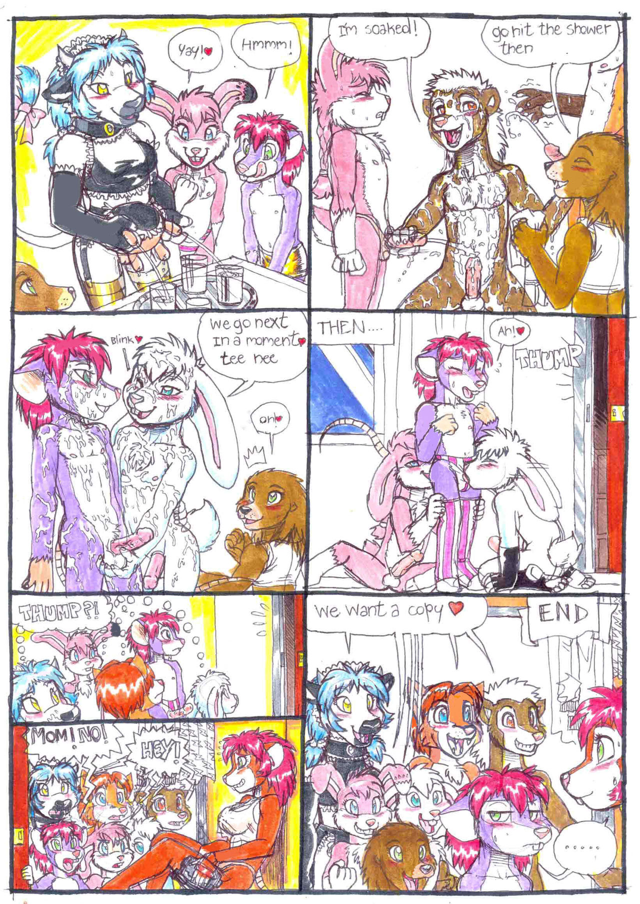 DUG 3 Chuck's Pyjama Party page 8 full