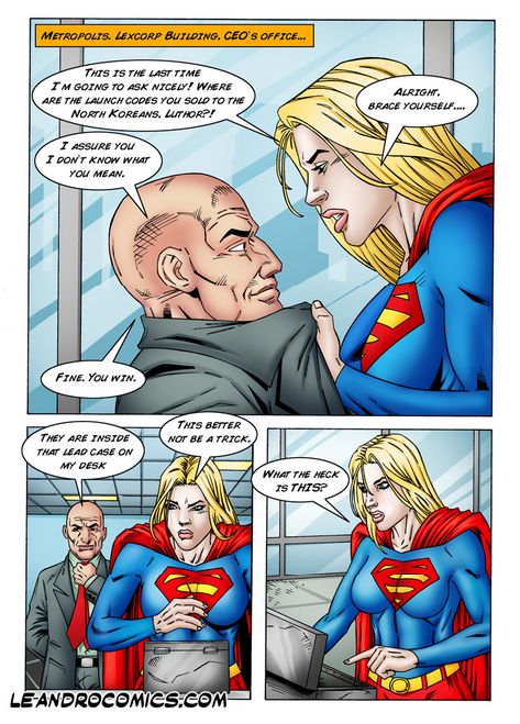Supergirl vs. Lex Luthor: The Sexy Interrogation Session! page 2 full
