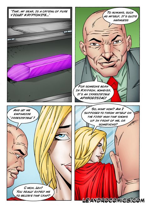 Supergirl vs. Lex Luthor: The Sexy Interrogation Session! page 3 full