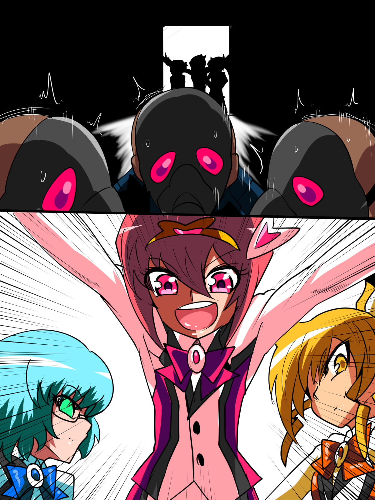 Shutsudou! Lolicon Busters! Ecchi Nao Kusuri no Ma no Te! page 4 full