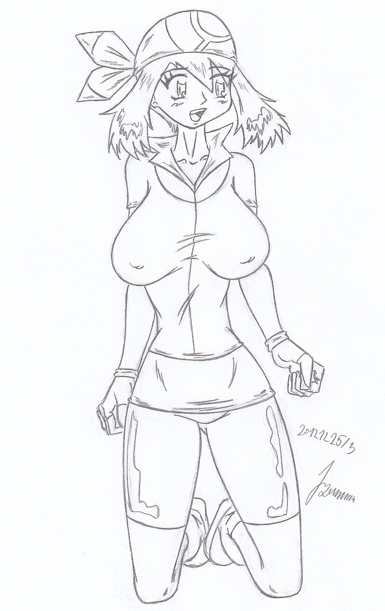 My miny May / Haruka - pokemon advanced sketches work 9 page 4 full