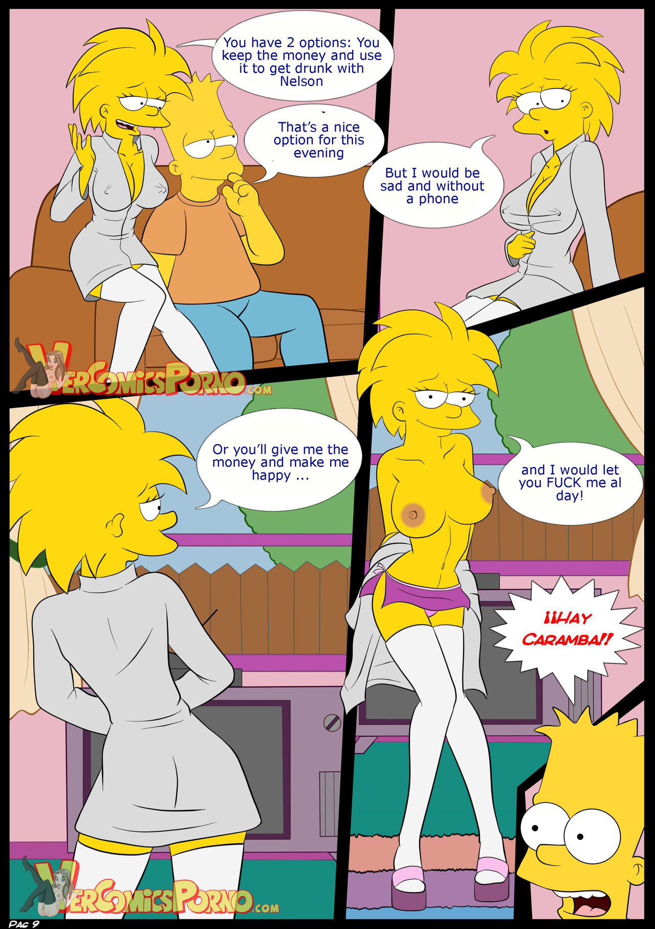 Los Simpsons: Viejas Costumbres 2: La Seduccion page 10 full