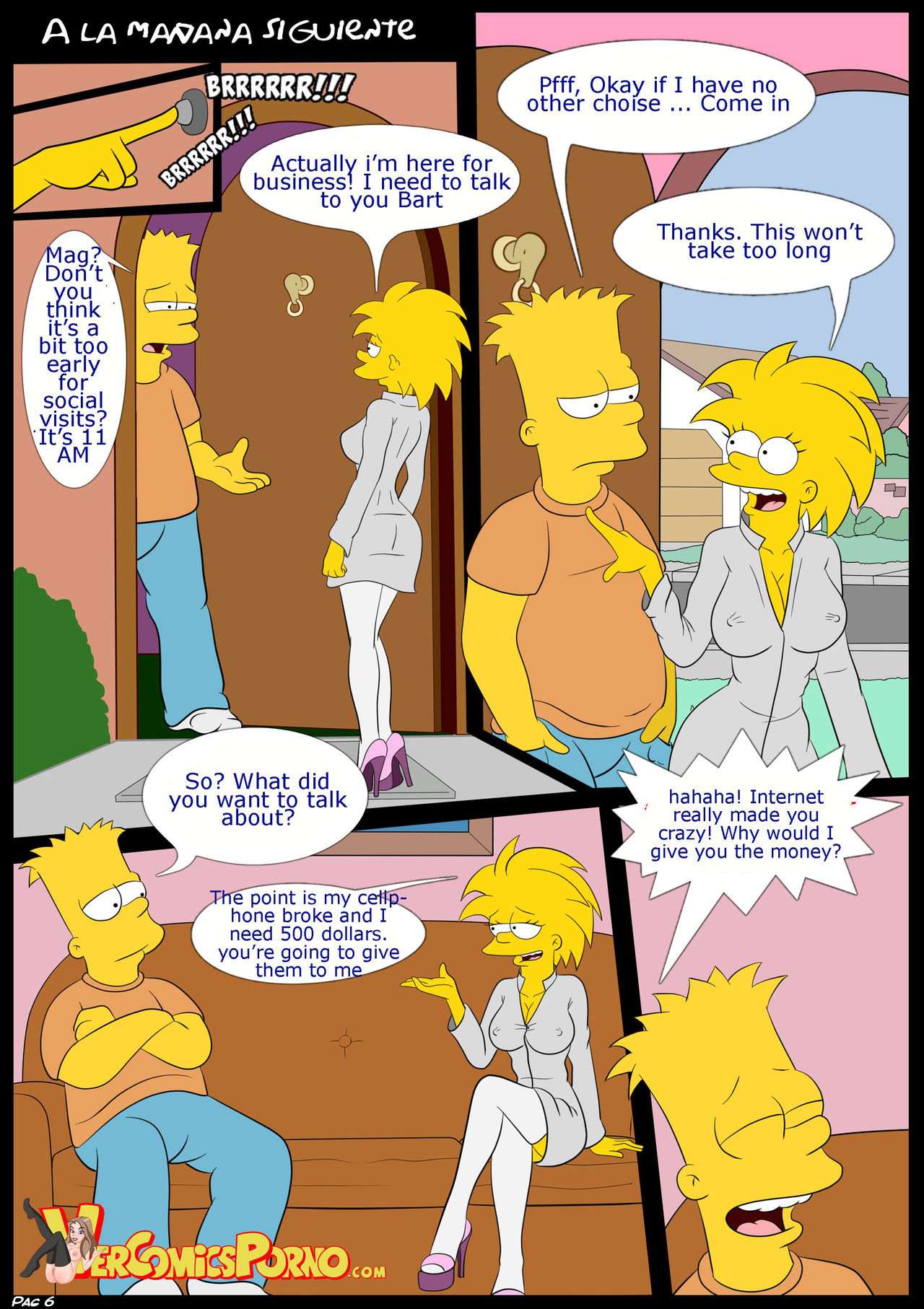 Los Simpsons: Viejas Costumbres 2: La Seduccion page 7 full