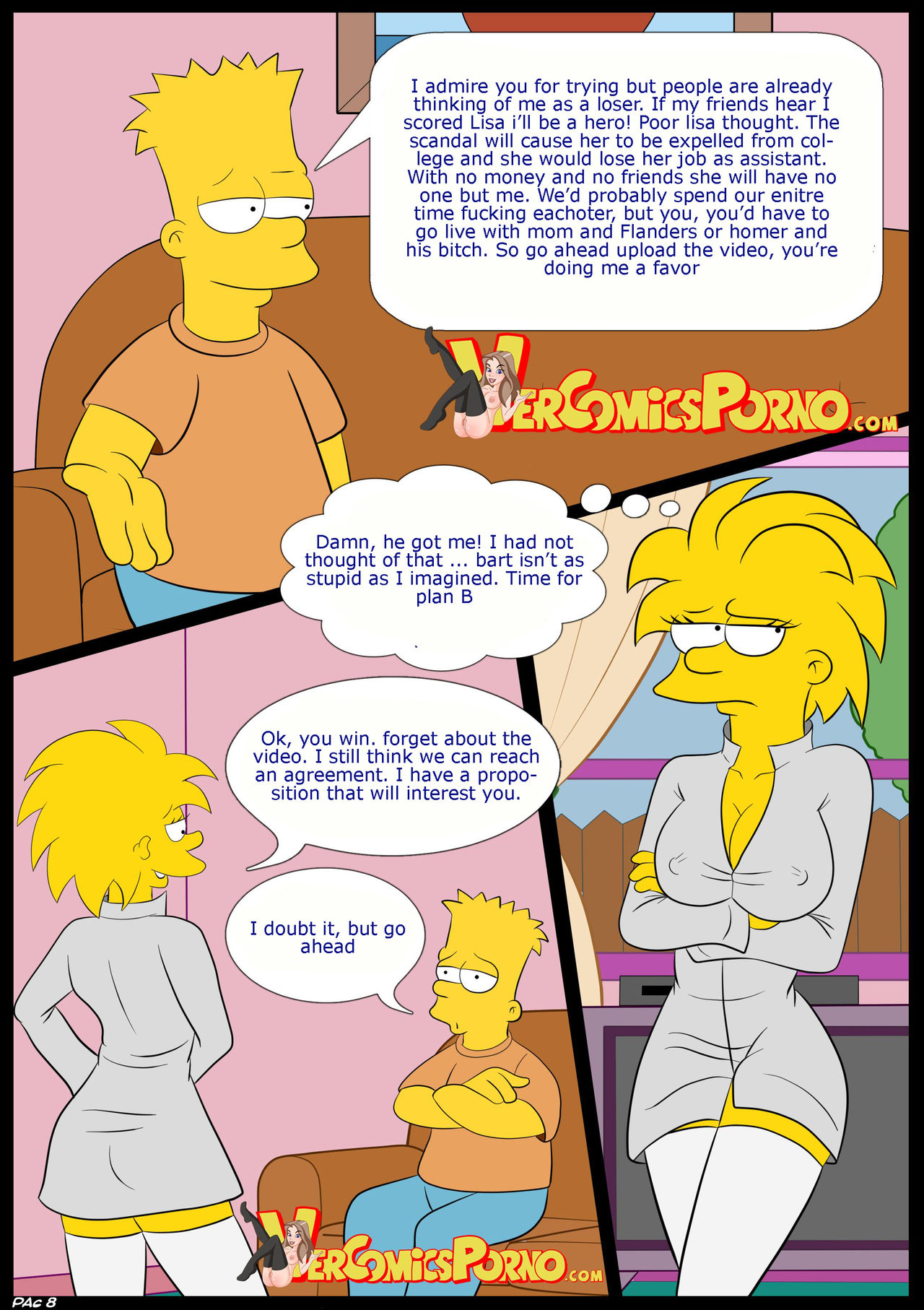 Los Simpsons: Viejas Costumbres 2: La Seduccion page 9 full