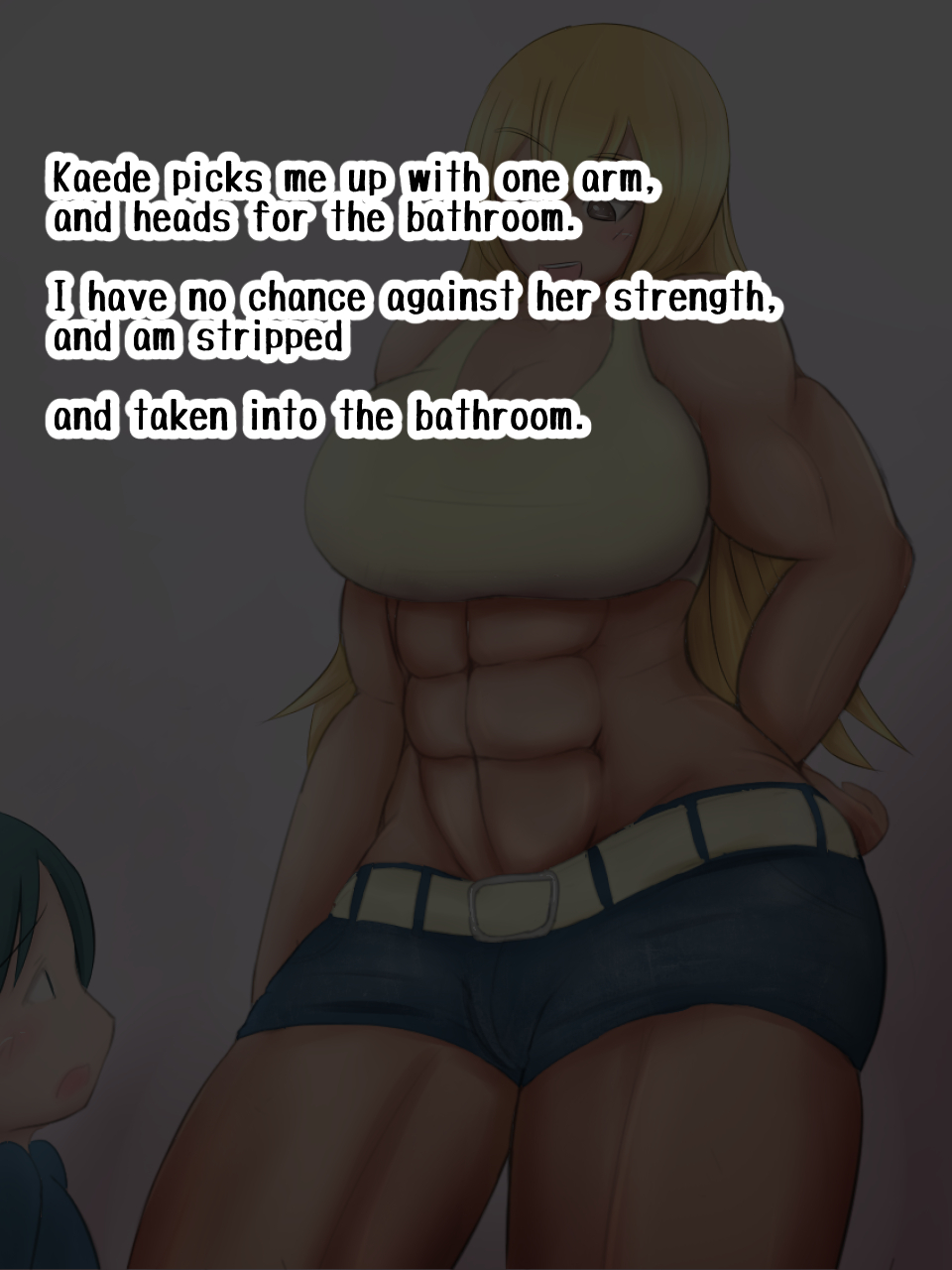 Futanari Kinniku Musume ni Shota ga Gangan Okasareru CG Shuu - Junai Gyaku Rape!! | Hermaphrodite × Muscle Daughter × Shota pure love ☆ Reverse Rape!! page 8 full