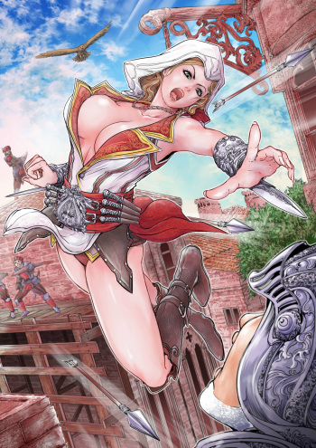 Assassin's xxx2 fanart female version cover