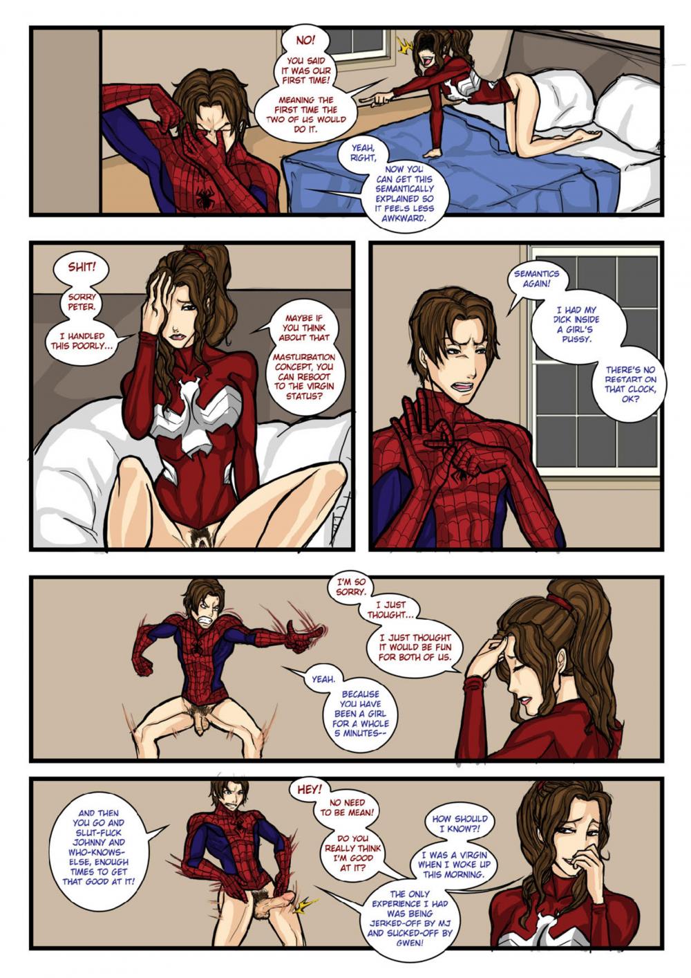 Ultimate Spider-Man XXX 4 - Spidercest - warm kitty, soft kitty page 4 full