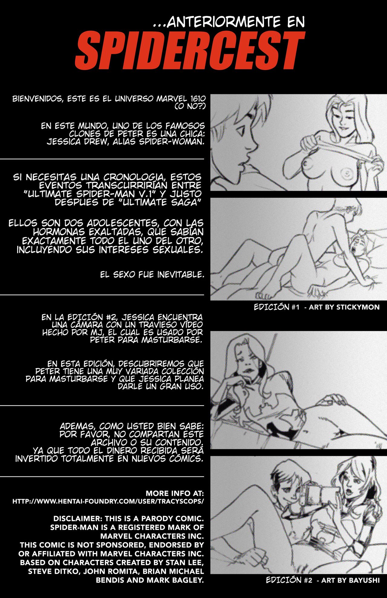 Ultimate Spider-Man XXX 3 - Spidercest - all-night clonebangers page 2 full